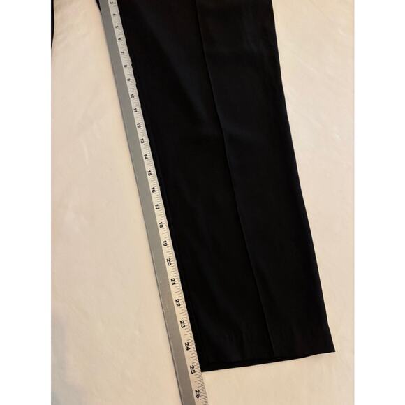 Zara Black Flowy High Waist Athleisure Casual Pull On Ankle Pants Size L - Picture 7 of 8